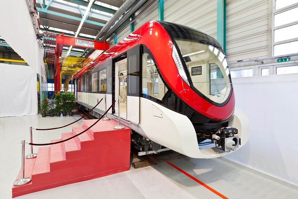 Siemens hat erstmals das neue Metrofahrzeug für das weltweit größte Nahverkehrsprojekt vorgestellt / Siemens has presented its new Inspiro type metro vehicle for the world's biggest mass transit project
